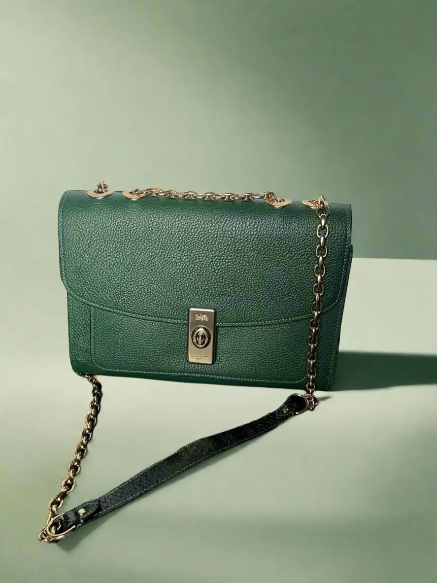 Coach Monogram Lane Shoulder Bag