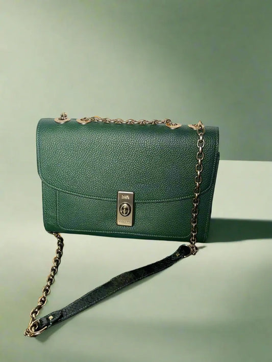 Coach Monogram Lane Shoulder Bag