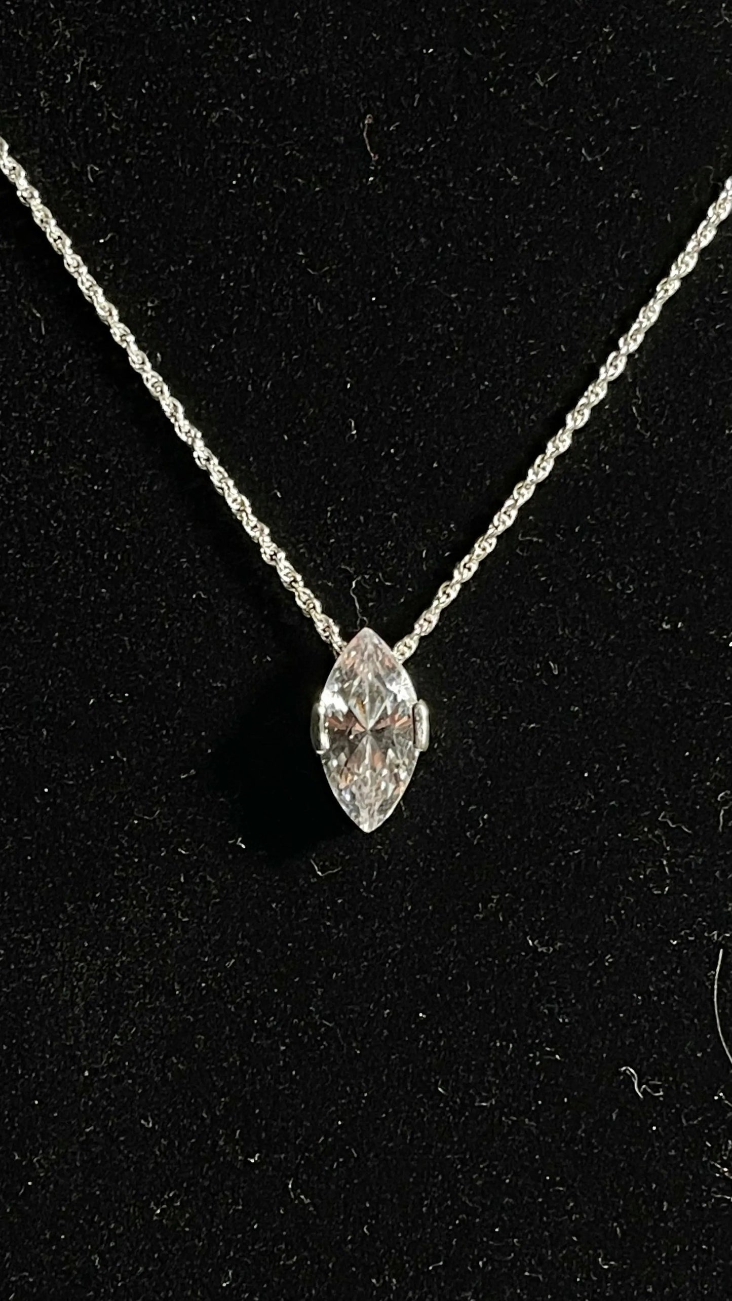 Elevate Your Style with Our Exquisite Marquise Pendant Necklace and Matching earrings
