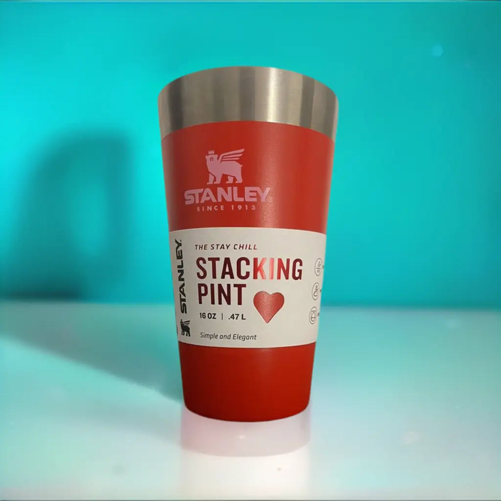 BRAND NEW Stanley Stacking Pint Valentines Day Target Exclusive - Red 16 Oz.