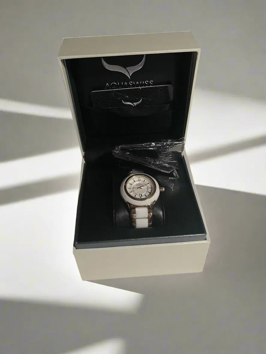Aquaswiss 18k Rose Gold And Stainless Steel Watch