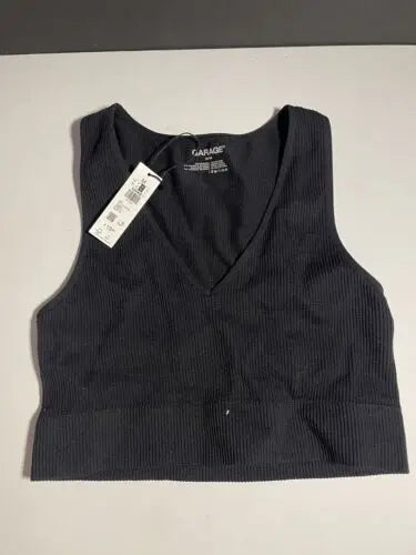 Garage Black Sports Bra