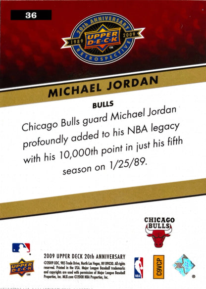 Michael Jordan 2009 Upper Deck 20th Anniversary Retrospective - [Base] #36 - Sports