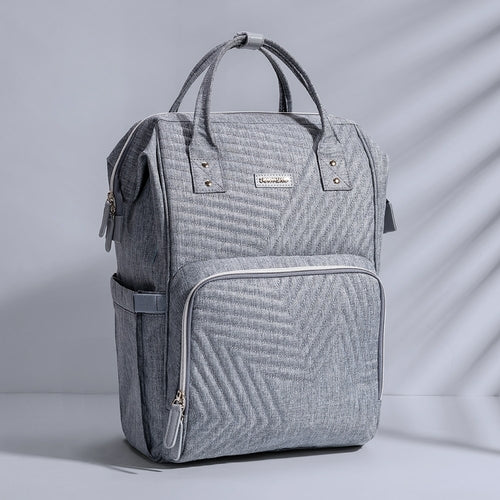 Quilted Diaper Baby Backpack Maroon Chronos
