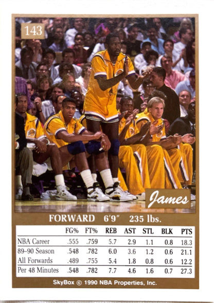 James Worthy 1990-91 Skybox - [Base] #143