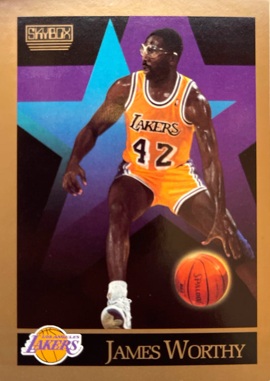 James Worthy 1990-91 Skybox - [Base] #143