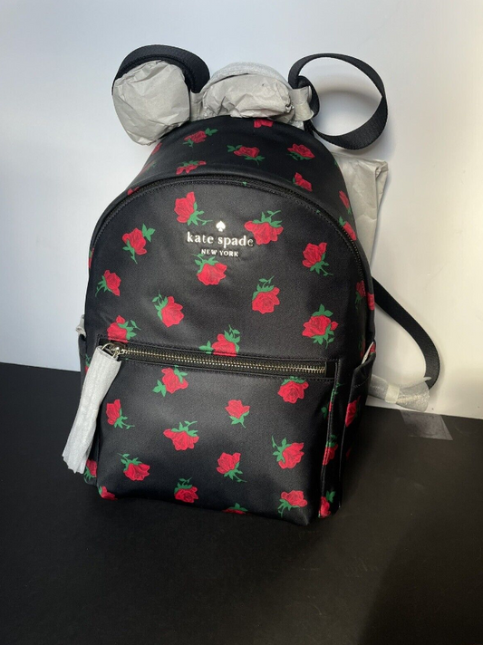 Kate Spade Chelsea Rose Toss Printed Large Backpack