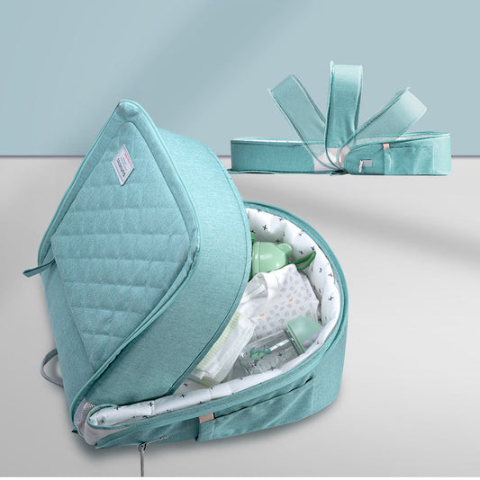 Portable Baby Diaper Bag Backpack with Changing Pad Maroon Chronos