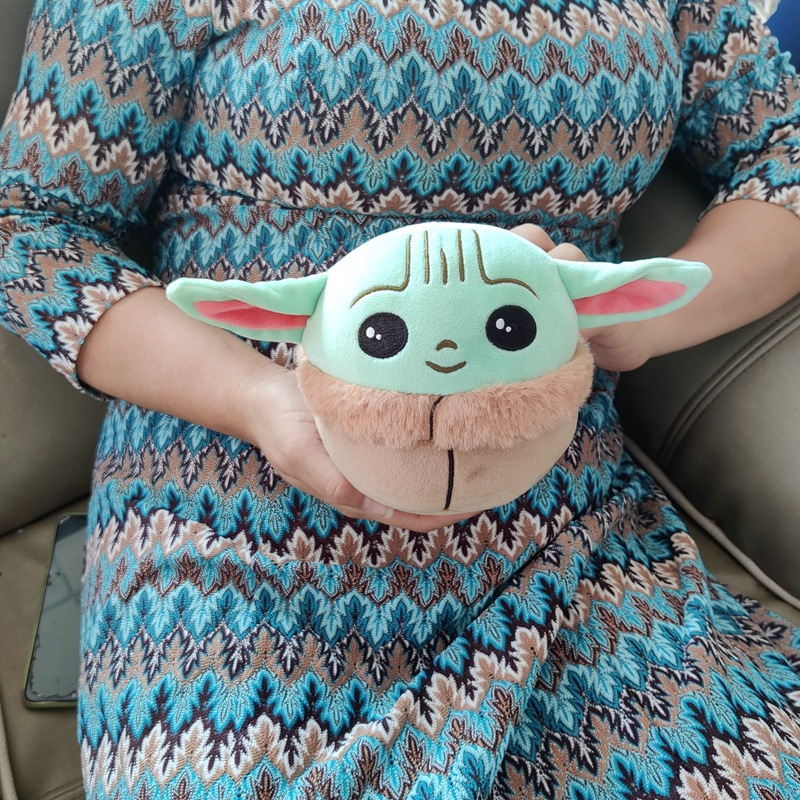 Disney Mandalorian Baby Yoda Stuffed Plush Toy Teal Simba