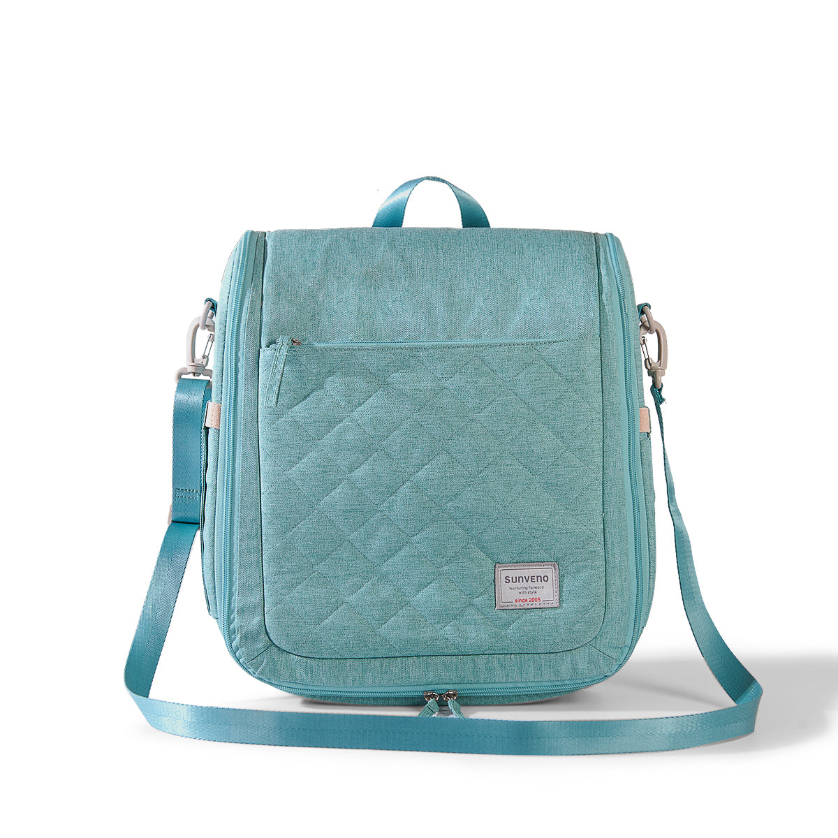 Portable Baby Diaper Bag Backpack with Changing Pad Maroon Chronos