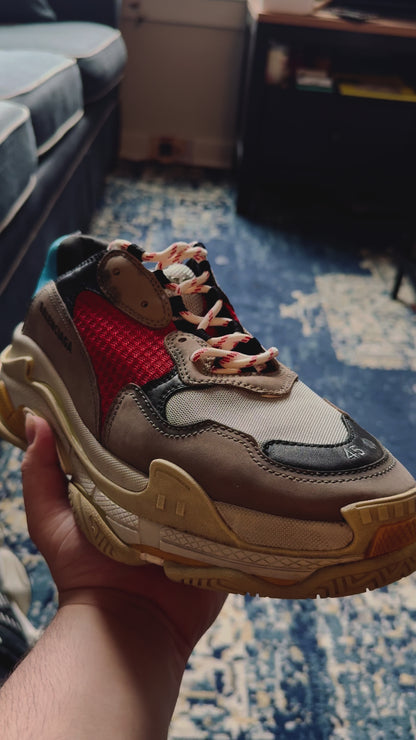 Balenciaga Triple S Sneaker 'Blue Red' 2018
