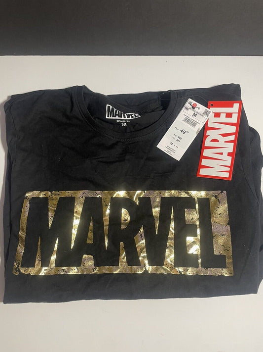 Марвел златна мајица са логотипом