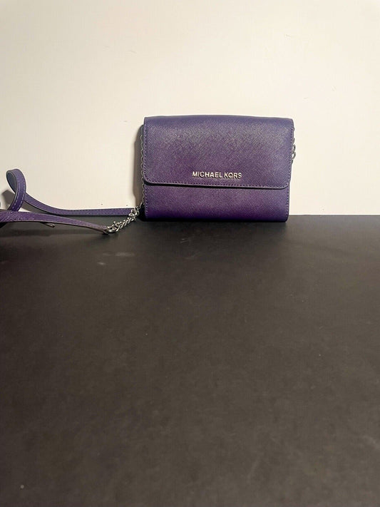 Michael KORS Travel Medium Saffiano Leather Smartphone Crossbody Bag